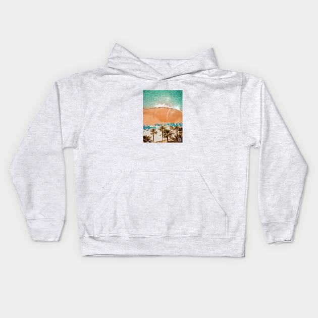 Perspective Beach Kids Hoodie by DoyDrCreative